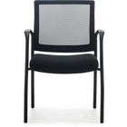 Staples Dedham Black Mesh And Fabric Guest Chair-Guest Chair
