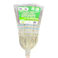 Globe Heavy-Duty Corn Broom, 12 Pack (4002)-Great for Sweeping Garages, Driveways, Deck and Commercial Use