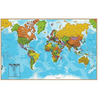 Round World Products Hemispheres Laminated U.s./world Map, 2 Pack-Grade/age: Pre-kindergarten - 12th grades/3 - 14 years