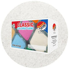 Sandtastik Classic Coloured Sand, 10 lb (4.5 kg) Box, White-Fine grain with natural sparkle throughout