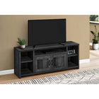 Monarch Specialties 2743 Tv Stand - 60"L/Black Reclaimed Wood-Look-Product dimensions: 59" W x 15.5" D x 23.5" H