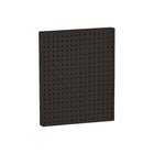 Azar Displays 20" x 16" Pegboard 1-Sided Wall Panel, Solid Black, 2 Pack-For use with flat surface