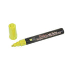 Marvy Uchida Chisel-Tip Liquid Chalk Markers - Erasable - Dustless - Yellow - 2 Pack-Marker Tip: Chisel