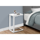Monarch Specialties 3478 Accent Table - 25"H /White/White Metal-Assembly required: Illustrated instructions and all hardware are provided for convenience (additional tools may be needed)