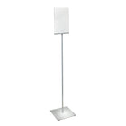 Azar Pedestal Two-Sided Sign Holder - 8.5" W x 14" H-Sold in Multiples of: 1