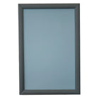 Eddie's Hang-Up Display Ltd. Snap Frame Poster Holders - Black Aluminum - 11" x 17" - 10 Pack-Snap frame aluminum poster holder