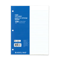 Baseline Refill Paper - 150 Sheets-3 hole punched, 7mm ruled (standard) refill paper