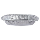 Luciano Rectangular Aluminum Foil Roast Pan, 17 x 12.75 inches, Silver, 50 Pieces-Dimensions: 17.5"L x 3"H x 12.75"W in dimensions