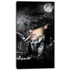 Designart Moonlight Smoke Street Art Canvas Artwork, (PT3610-20-40)-Print