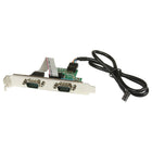 StarTech 24In Internal USB Motherboard Header to 2 Port Serial Rs232 Adapter-Direct connection from the motherboard header allows for a clean and completely contained setup without taking up a PCI/PCI-Express slot in your system
