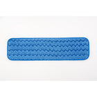 Rubbermaid Commercial HYGEN 18" Microfiber Mop Pad - Blue-18" Microfiber Mop Pad