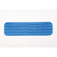 Rubbermaid Commercial HYGEN 18" Microfiber Mop Pad - Blue-18" Microfiber Mop Pad
