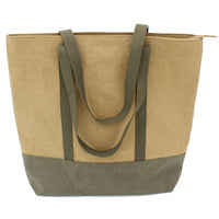 Cathay Importers Eco-Friendly Paper Tote Bag, Brown, Large (EC-21-0067)-Tote bag