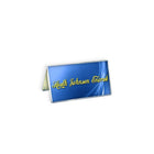 Azar Displays 3" x 6" Double Sided Acrylic Nameplates, Clear, 10 Pack (192804)-Great for offices, schools, business and much more