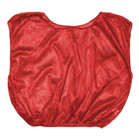Champion Sports Nylon Micro Mesh Scrimmage Vest, Adult, Red, 12 Pack (CHSSVMRD)-Made of 100 percent nylon micro mesh