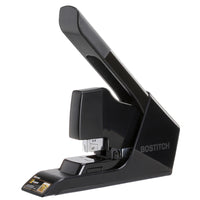 Stanley Bostitch EZ Squeeze 130 Antimicrobial Heavy-Duty Stapler - 130-Sheet Capacity - Black-Requires 55% less force for stapling