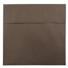 JAM Paper 8.5 x 8.5 Square Envelopes, Chocolate Brown Recycled, 250 Pack (234681H)-Chocolate brown square envelope