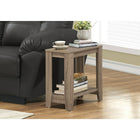 Monarch Specialties 3115 Accent Table - Dark Taupe-Convenient as a side or accent table in your living room, family room, den, office space