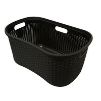 Modern Homes 40L Laundry Basket - 23.2" x 14.96" x 10.63" - Brown-Durable and easy to clean