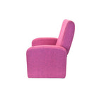 Uncaged Ergonomics STASH Upholstered Folding Kids Chair w/ Built in Storage, Ottoman Conversion, Pink-Give your child a chair that they'll love and will make their own. The folding STASH children’s chair with storage lets your child sit, nap and play in comfort
