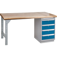 Kleton Workbenches, 2500 Lbs. Cap., 72" W x 36" D, 34" H-Capacity: 2500 lbs.