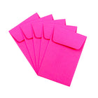 JAM Paper #1 Coin Envelopes, 2.25 x 3.5, Brite Hue Ultra Fuchsia Pink, 100 Pack (352927832g)-Closure: Gum
