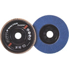 Walter Surface Technologies Enduro-Flex Flap Disc, 4-1/2" x 7/8", Type 27, 80 Grit, Zirconia Alumina - 4 Pack-Abrasive Material: Zirconia Alumina