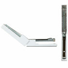 JAM Paper Modern Desk Stapler - White-The bottom of the stapler is coated in rubber to prevent it from slipping when in use. A specially crafted inner rail delivers jam-resistant, accurate stapling you can count on.