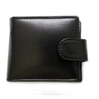 Ashlin Sophia Double Lipstick Case with Mirror, Black-Snap-button closure