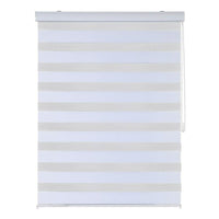Modern Homes Sheer Shades with Metal Ball Chain, 40" x 84", White, (68109)-Layered Shade for Windows