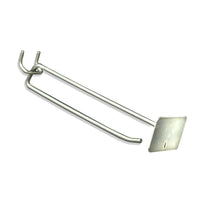 Azar Displays 6" x 0.187" Metal Scan Hooks, 50 Pack (700826-50 PACK)-6"H x 0.187" diameter