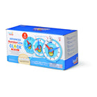 Hand2Mind NumberLine Clock: Deluxe - Multicolor - Set of 6-analog clock for kids: Kids get to learn to tell time easily by learning how to view time on a number line before putting the line on the clock. This can be worked on by kids independently.