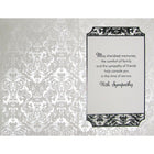 Rosedale 5-1/2" x 8" With Heartfelt Sympathy Greeting Cards And Envelopes, 6 Pack (19943)-Card shop quality greeting cards