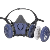 Moldex Pre-Assembled Paint/Spray Pesticide 7000 Half-Mask Respirator, Thermoplastic/Elastomer, Medium - 2 Pack-Facepiece Material: Elastomer