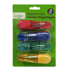 Logix 4-Piece Magnetic Clips, 4 Pack (45479)-Easily clip any of your children's artwork or important documents to any metal surface