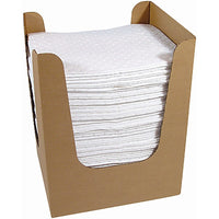 Spc Oil Plus Sorbents - Three-Ply Performance - Pads, Oil Only, 15" x 19", 26 Gal. Absorbancy, 100 /Pack - 100 Pack-Absorbency/Pkg. 26 gal.