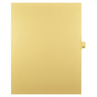 Mark Maker Legal Tabs - Letter Size - Buff - 1/25th cut - 25 tabs per package - 5 packages Pack - Number 162-Buff Single Tabs