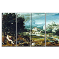 Designart Nicolas Poussin, Landscape with Orpheus Canvas Art Print, (PT5024-271)-Print