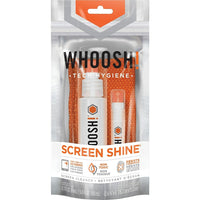 WHOOSH! Screen Shine Duo - 100mL + 8mL Bottles + 2 Cloths-Designed to clean your electronic devices and screens - Helps to removes dust, dirt, makeup, smudges, skin oils and fingerprints
