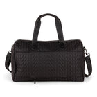 The Rolling Stones Iconic Collection Quilted Duffle Bag - Black-High-quality nylon with chevron quilting and a leather-like finish for a look that s edgy and chic