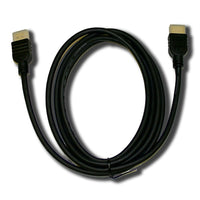 Electronic Master 6' Male to Male HDMI Cable, 0.8" x 6.3" x 6.3", Black-Full HD 1080p and beyond