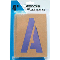 HeadLine 4" Stencils  -  Letters & Numbers-Reusable