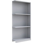 Metalware RK212 Boltless Shelving Unit, 4-Shelves, 36" x 18" x 76", Light Grey-Adjustable shelving system that provides high strength, yet economical storage capacity for your needs