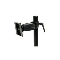 Ergotron DS100 Clamping Double Pivot-Easily reposition the height of display on pole with the twist of a handle