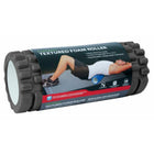 PurAthletics Textured Foam Roller - Black-Instantly relieves sore muscles