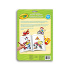 Crayola Colour & Shapes Sticker Activity Book - Whimsical Wheels-Recommended for ages 24 months and up