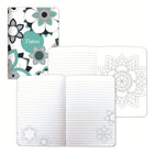 Blueline DoodlePlan Colouring Journal - Mandala Design - 7-3/4" x 5-1/2"-160 ruled pages