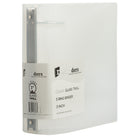JAM Paper Standard 3" 3-Ring Flexible Poly Binder - Clear - 10 Pack -English only packaging