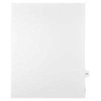 Mark Maker Legal Exhibit Index Tab White Single Tabs, 1/15th Cut, Letter Size, No Holes, Number 117, 25 Pack-White Single Tabs, 1/15th Cut