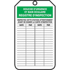 Accuform Signs Inspection Tags, Cardstock, 3-1/8" W x 5-7/8" H, French - 25 Pack (SED656)-Height: 5-7/8"